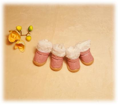 Ботинки на меху «Морозко» цвет розовый