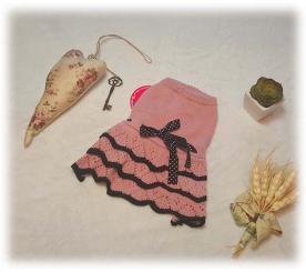 Платье «Ажур» цвет розовый