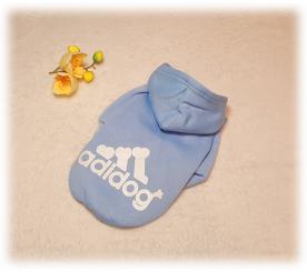 Толстовка «Adidog» цвет голубой